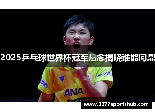2025乒乓球世界杯冠军悬念揭晓谁能问鼎